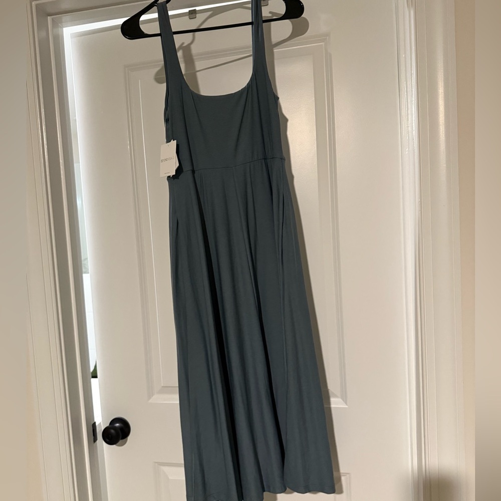 New Beyond yoga square neck dress, small